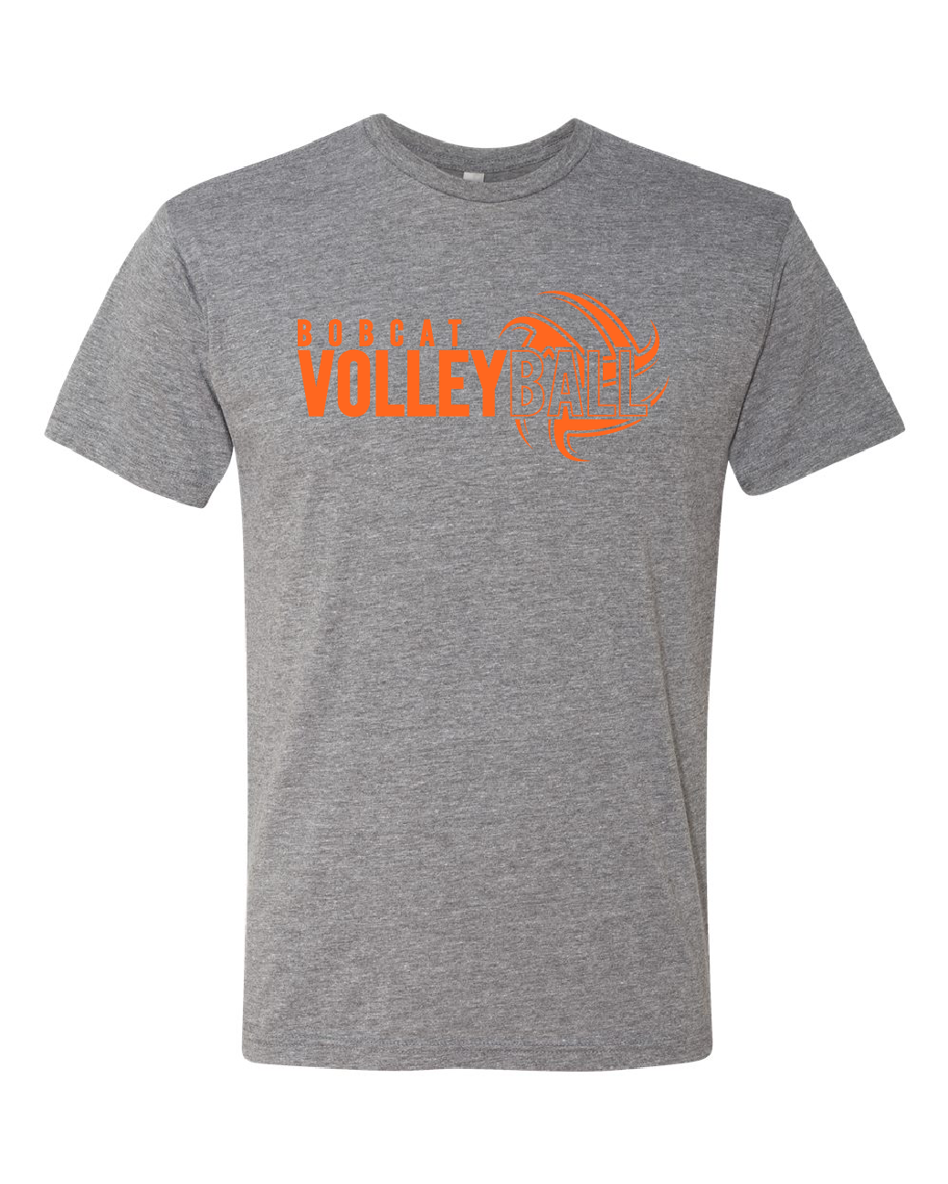 Gray Bobcat Volleyball Tee